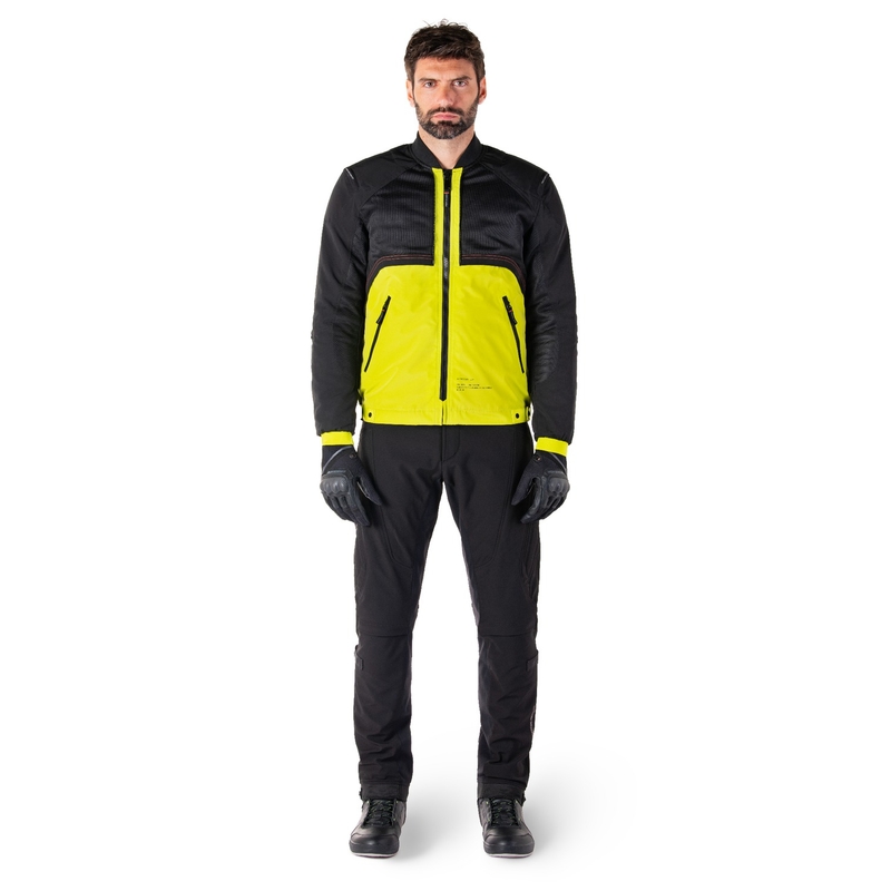 Alpinestars Mootant Vandtæt Parka Sort-Fluo Gul