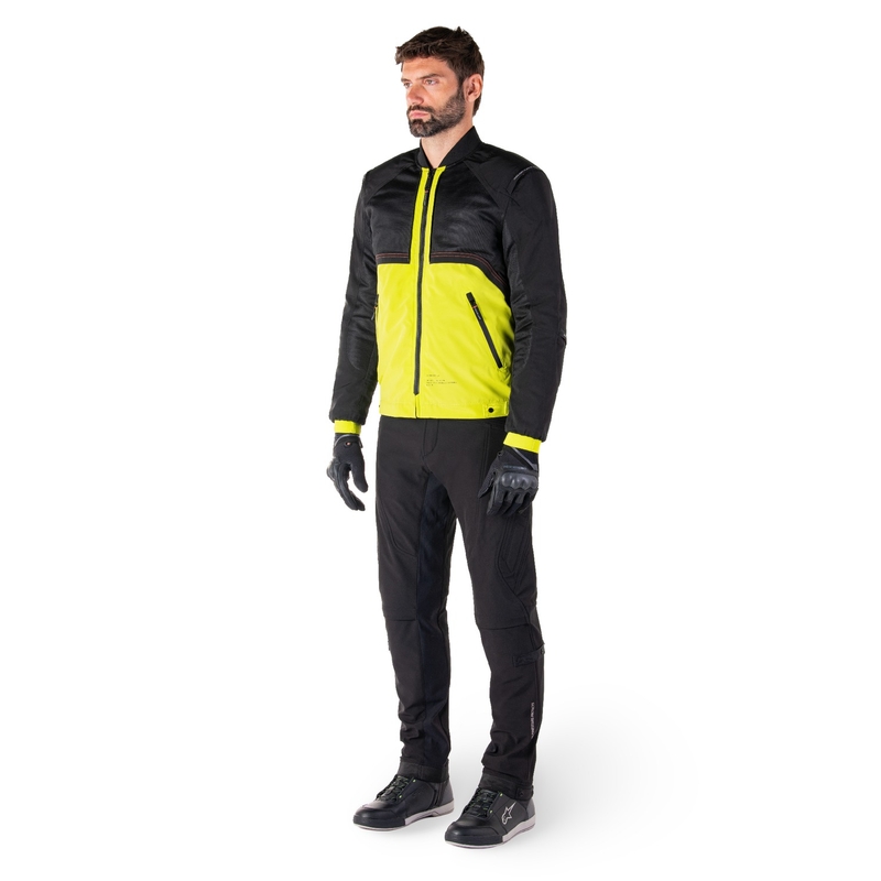 Alpinestars Mootant Vandtæt Parka Sort-Fluo Gul