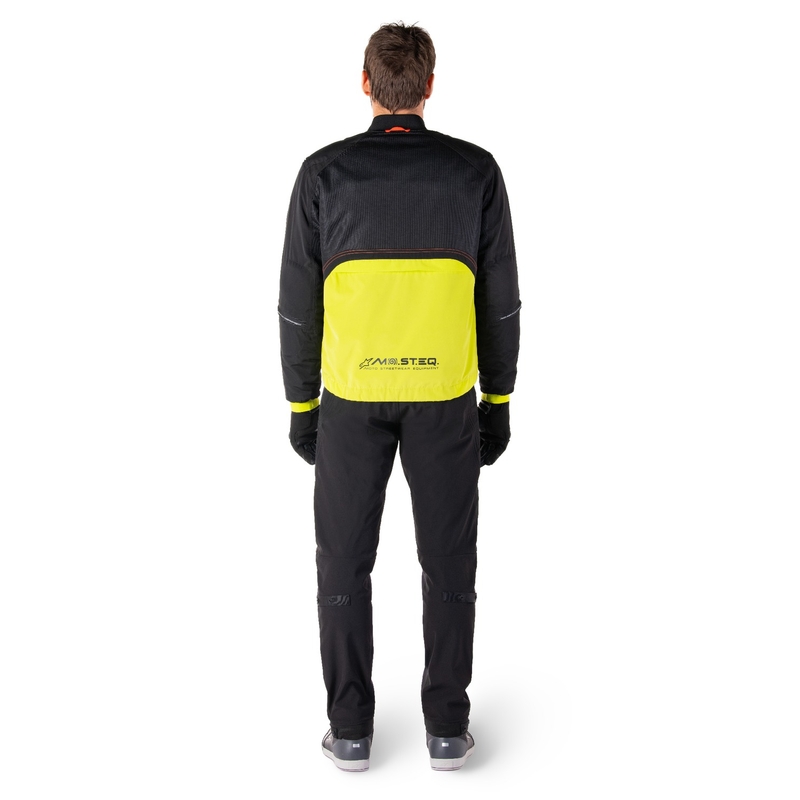 Alpinestars Mootant Vandtæt Parka Sort-Fluo Gul