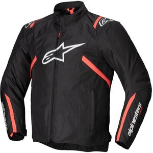 Alpinestars T-SPS 2 vandtæt sort-hvid-fluerød motorcykeljakke