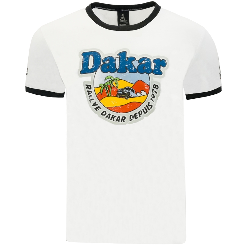 T-shirt Dakar CL MOR 05 hvid