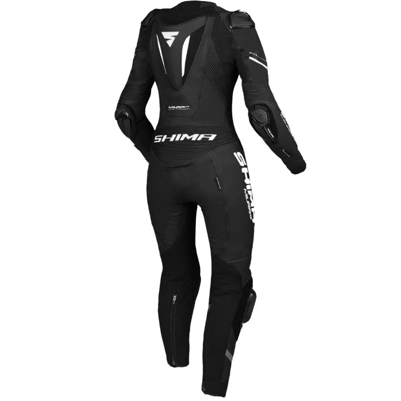 Dame heldragt Shima Miura RS sort-hvid