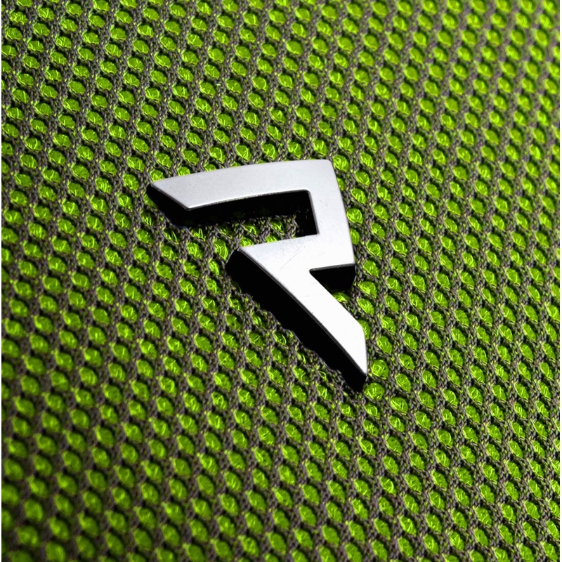 Motorcykeljakke Rebelhorn Jax sort-fluogul