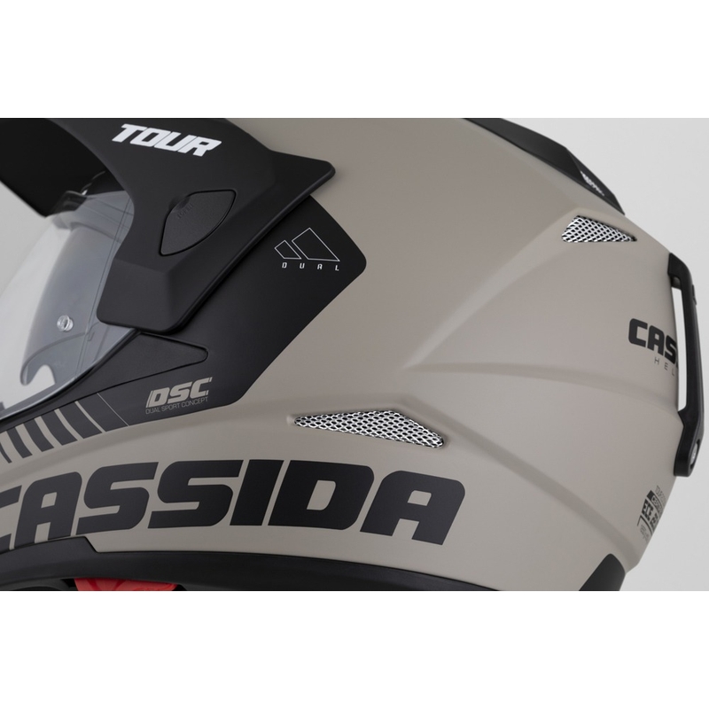 Endurohjelm Cassida Tour 2.0 Dual mat sandsort