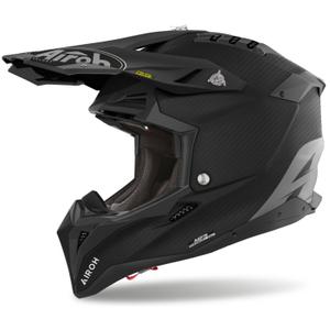 Motocrosshjelm Airoh Aviator 3.0 Carbon sort mat