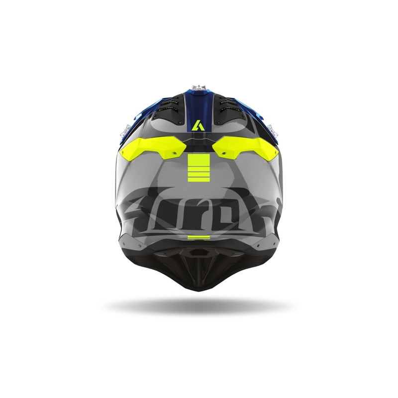 Motocrosshjelm Airoh Aviator 3.0 Push blå