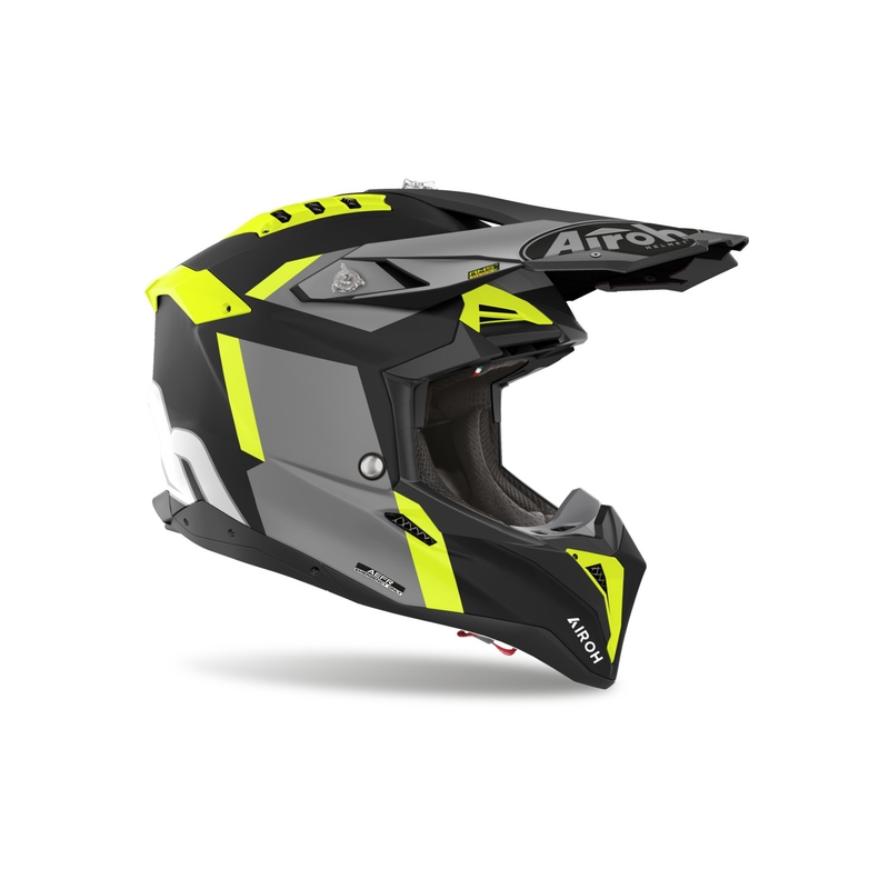Motocrosshjelm Airoh Aviator 3 Glory gul mat