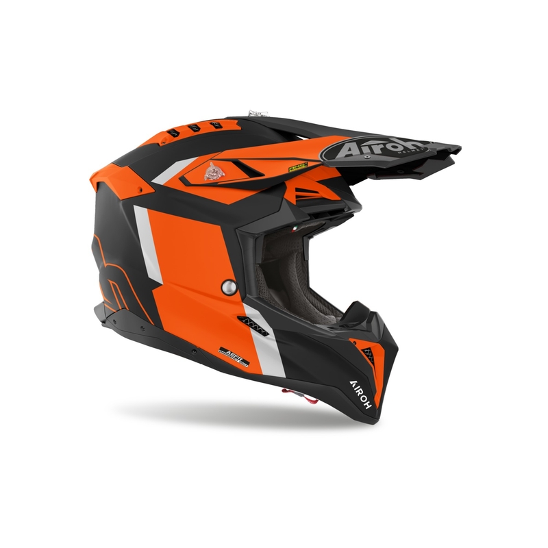 Motocrosshjelm Airoh Aviator 3 Glory orange mat