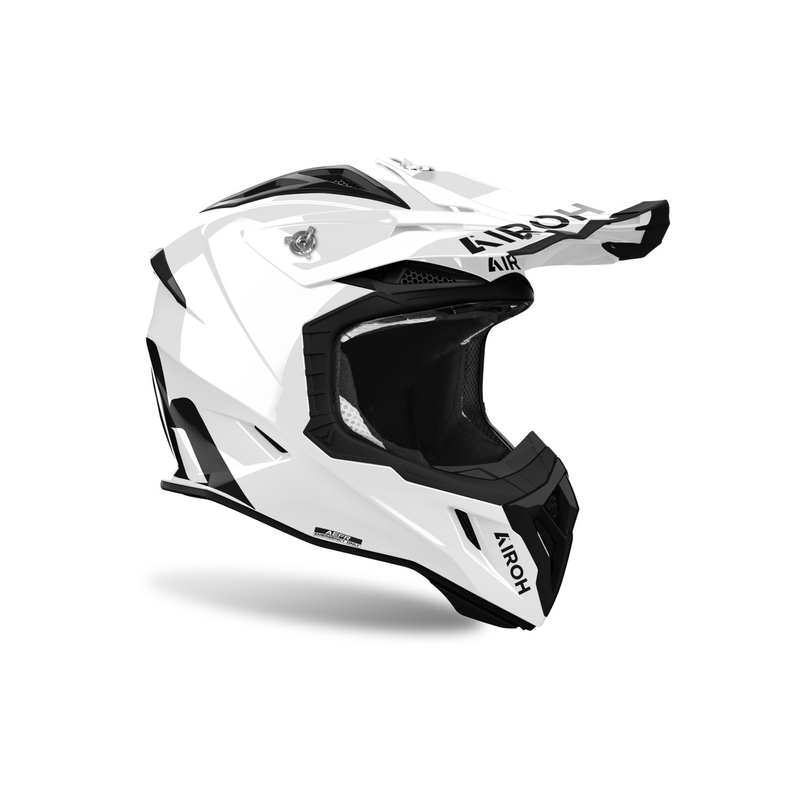 Motocrosshjelm Airoh Aviator ACE 2 Farve hvid blank
