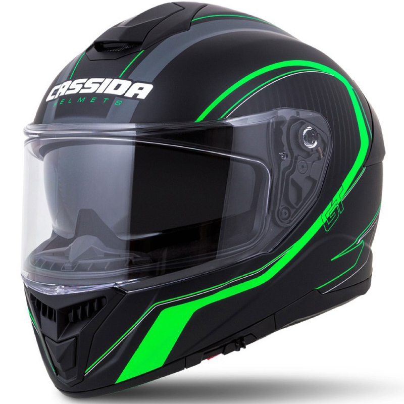 Integralhjelm Cassida Integral GT 2.0 Reptyl sort-grå-grøn