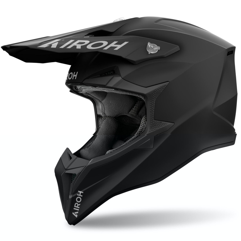 Motocrosshjelm Airoh Wraaap Farve sort mat