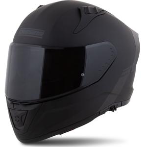 Cassida Aero integral motorcykelhjelm mat sort-grå