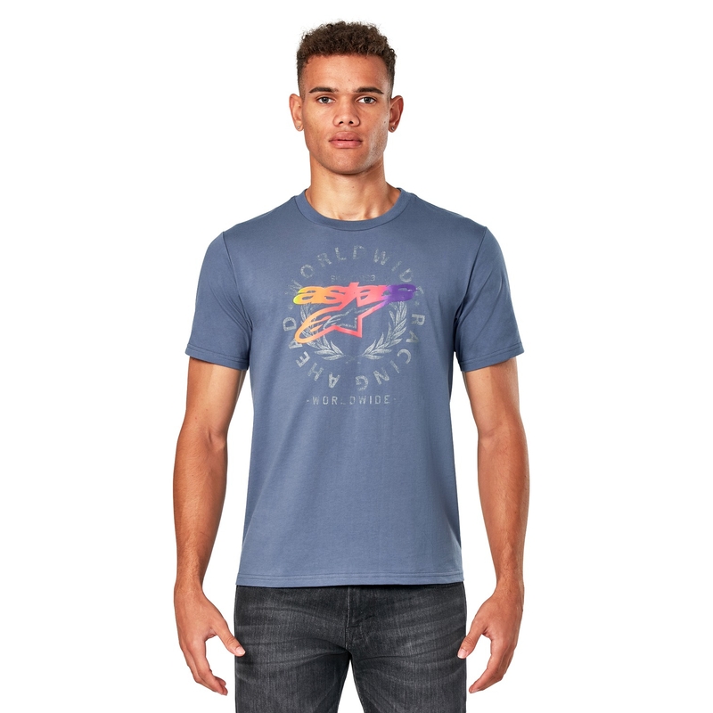 Tričko Alpinestars Overlay CSF modré
