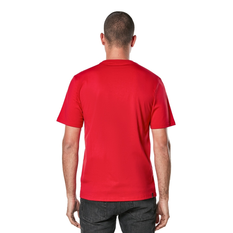 T-shirt Alpinestars Ageless 2.0 CSF rød og hvid