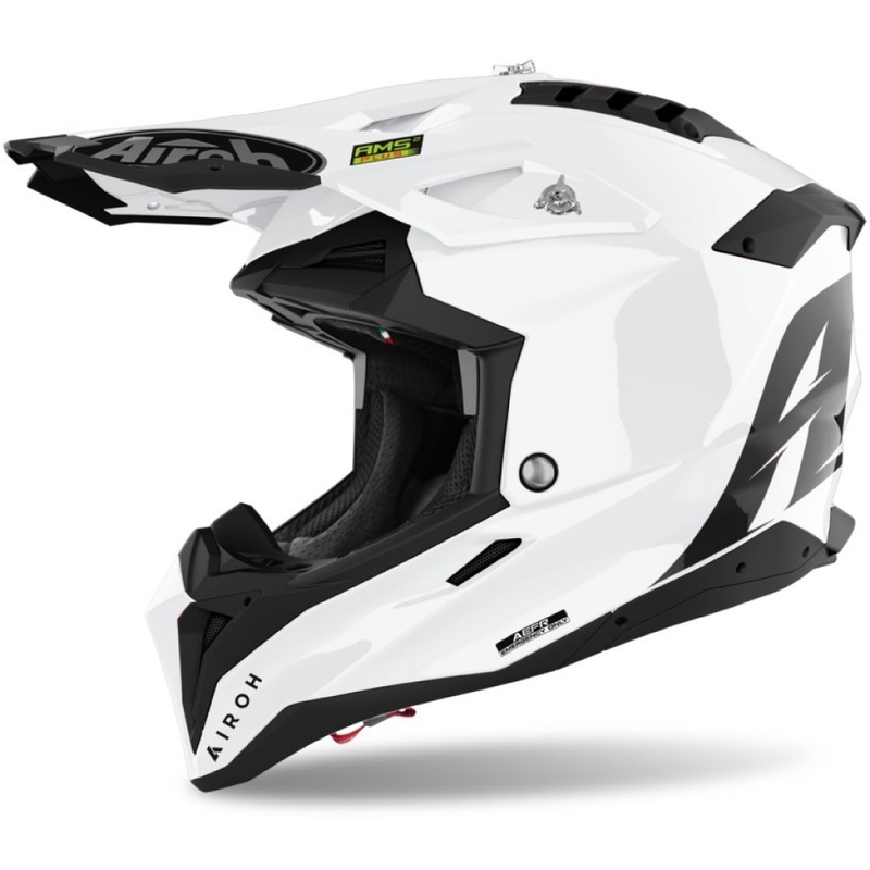 Airoh Aviator 3.0 Color motocross hjelm hvid blank