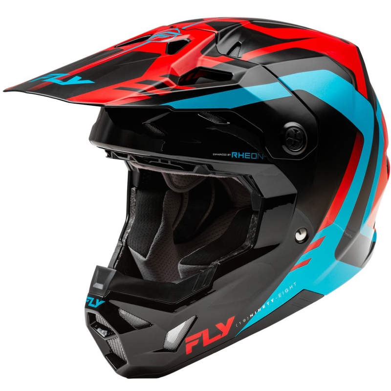 Motocrosshjelm FLY Racing Formula CP rød-sort-blå