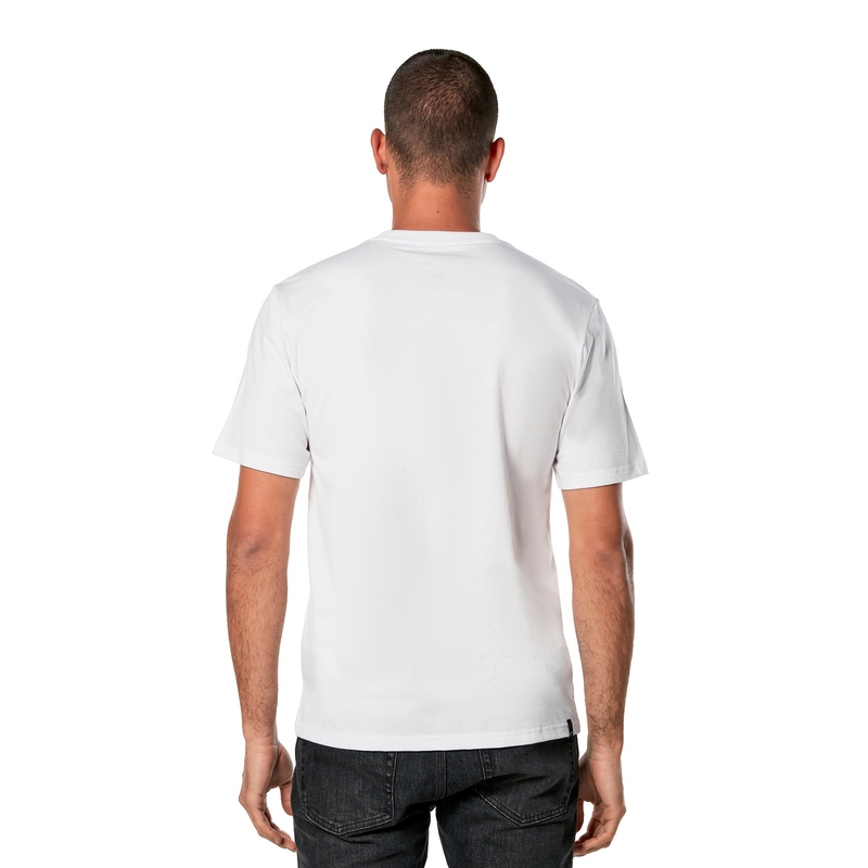 T-shirt Alpinestars Ageless Shadow CSF hvid-sort