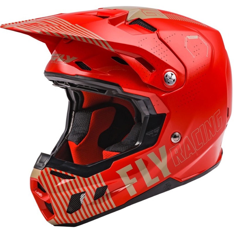 Motocrosshjelm FLY Racing Formula CC Primary red-sand
