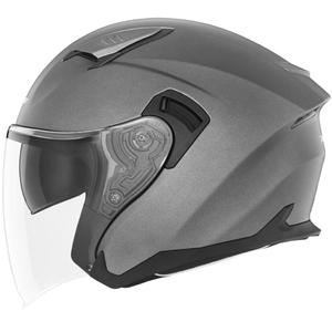 Åben motorcykelhjelm NOX N130 mat titanium