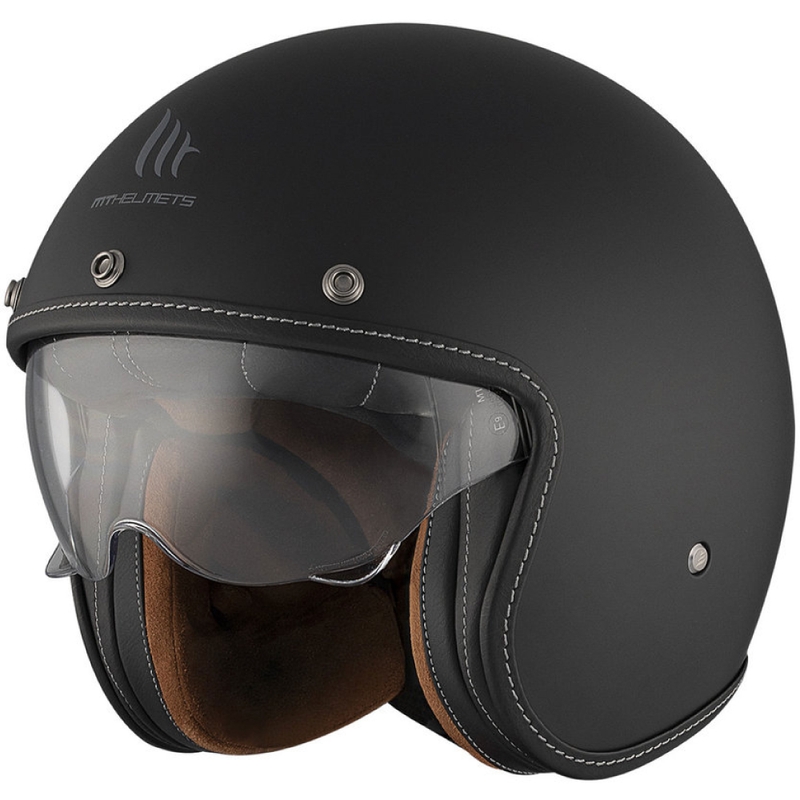 Åben motorcykelhjelm MT Le Mans 2 SV S SOLID A1 mat sort