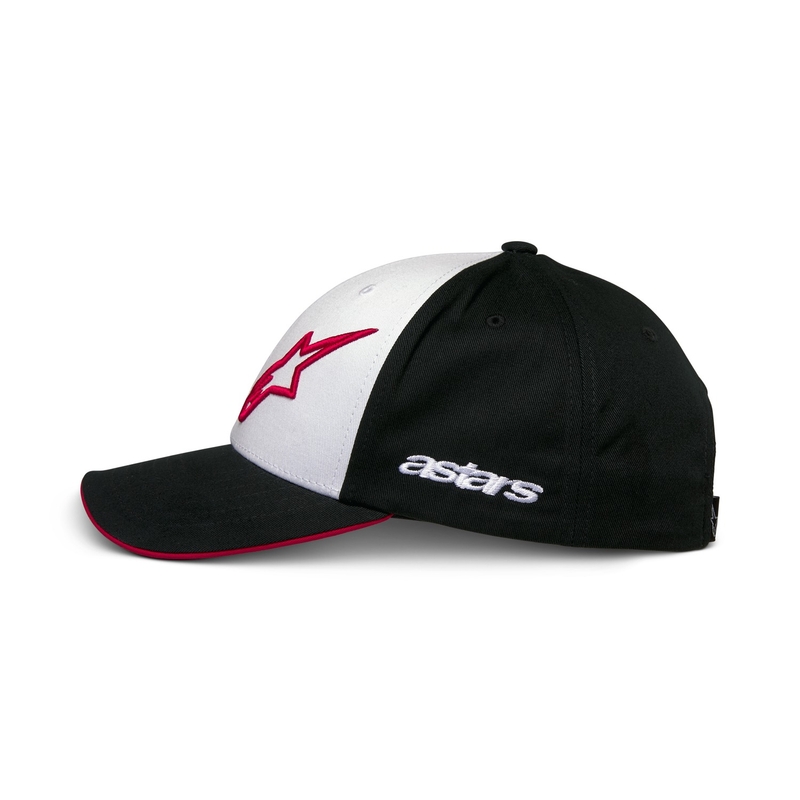 Alpinestars Sessionized Snapback-kasket hvid-sort-rød