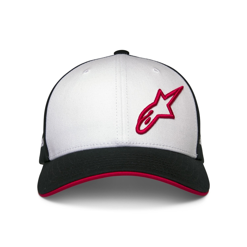 Alpinestars Sessionized Snapback-kasket hvid-sort-rød