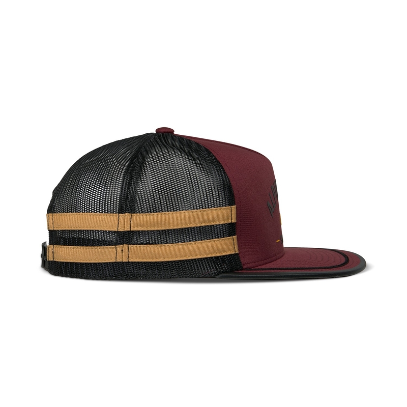 Alpinestars Backline Trucker-kasket murstensrød-sort-guld
