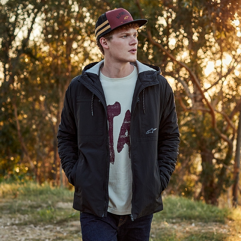 Alpinestars Backline Trucker-kasket murstensrød-sort-guld