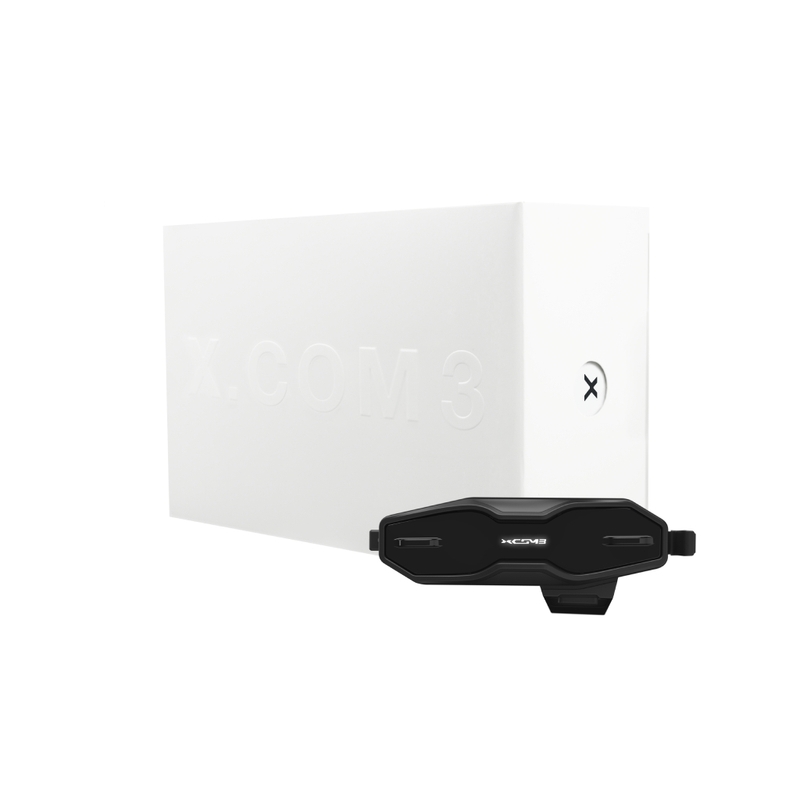 Bluetooth samtaleanlæg Nexx X.COM 3 sort udsalg