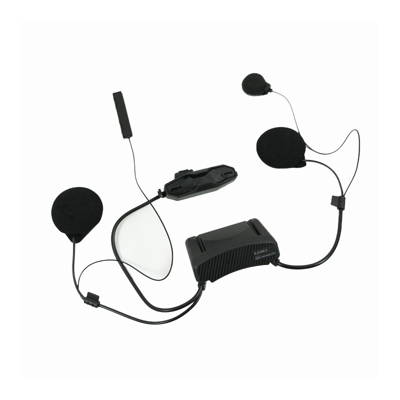 Bluetooth samtaleanlæg Nexx X.COM 3 sort udsalg