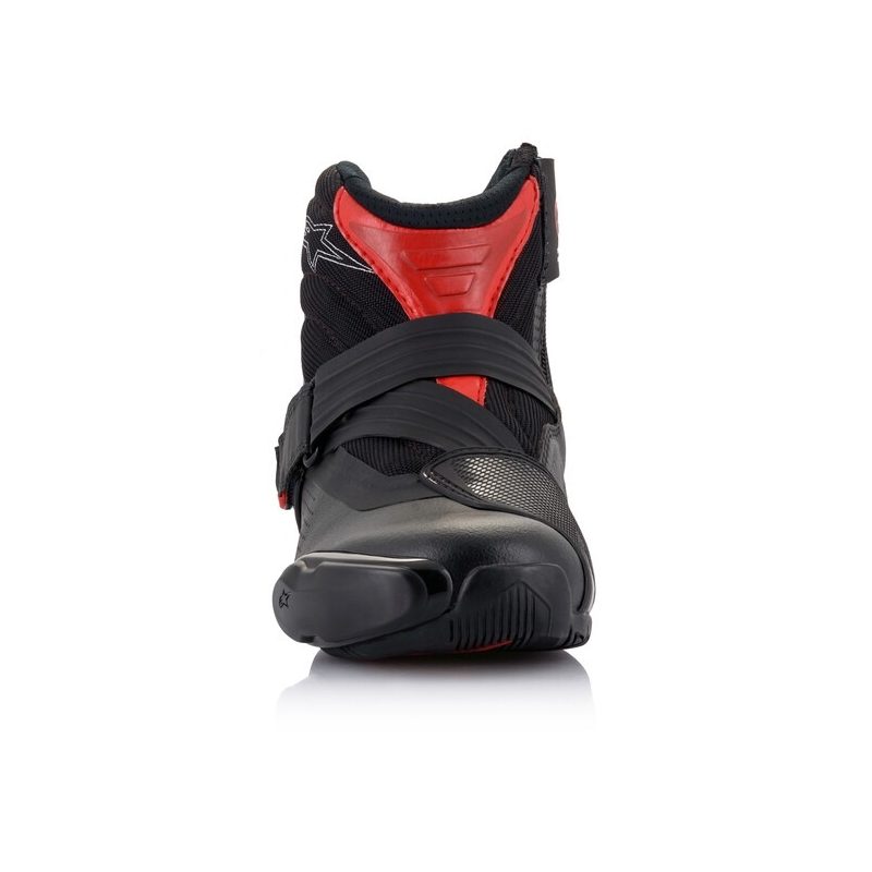 Alpinestars SMX-1 R Ventilerede sorte og røde motorcykelstøvler