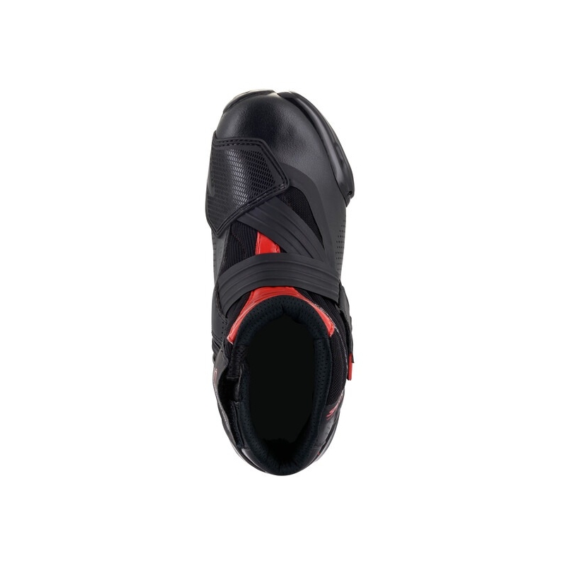 Alpinestars SMX-1 R Ventilerede sorte og røde motorcykelstøvler