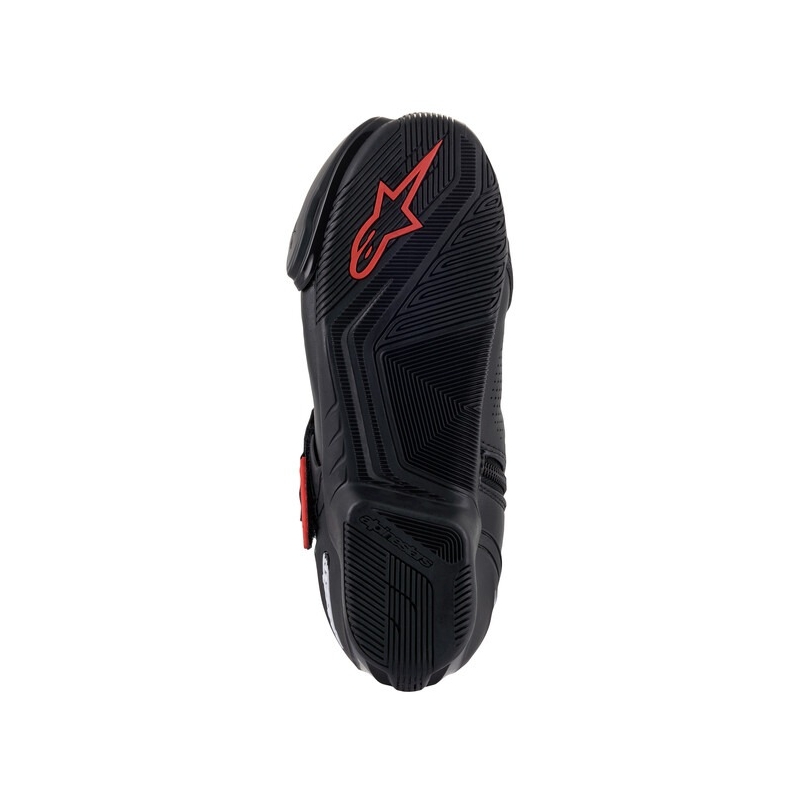 Alpinestars SMX-1 R Ventilerede sorte og røde motorcykelstøvler