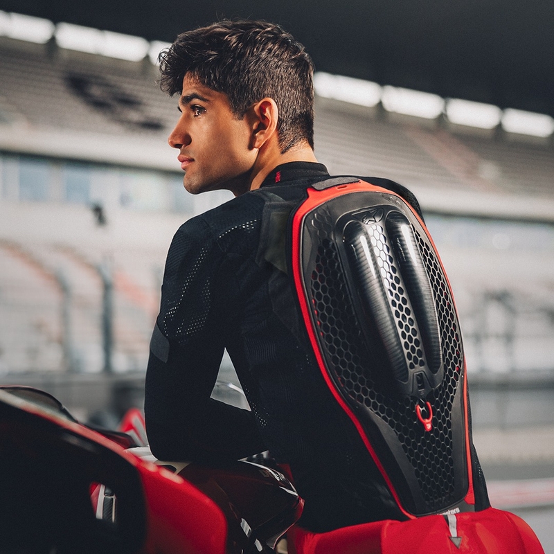 Alpinestars TECH-AIR®7X System airbagvest sort-rød