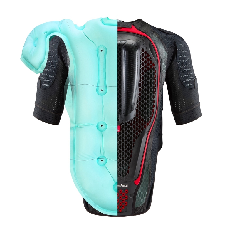Alpinestars TECH-AIR®7X System airbagvest sort-rød