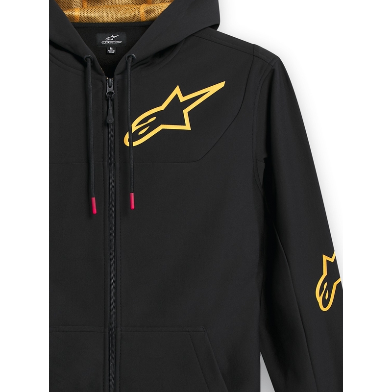 Alpinestars Sessions 3 Hoodie sort og guld