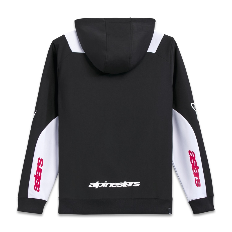 Alpinestars Sessions 3 Hoodie sort, hvid og rød
