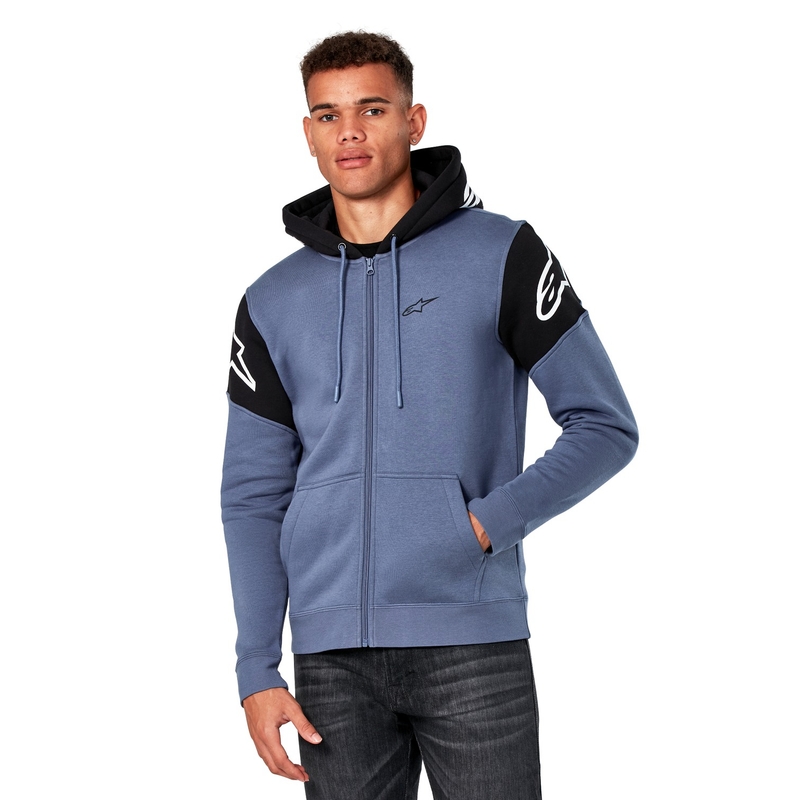 Alpinestars Velocity Hoodie blå og sort