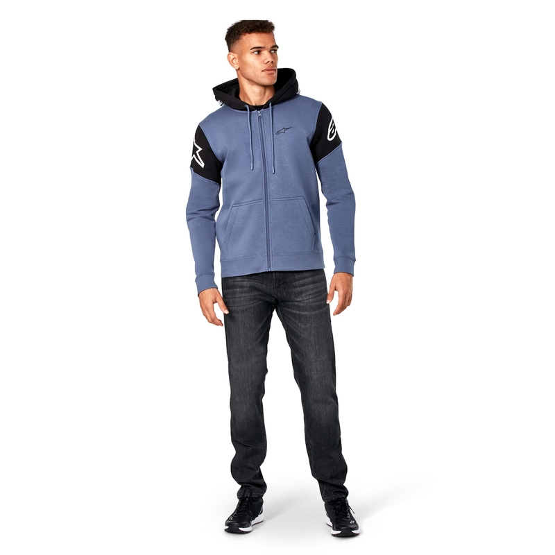 Alpinestars Velocity Hoodie blå og sort
