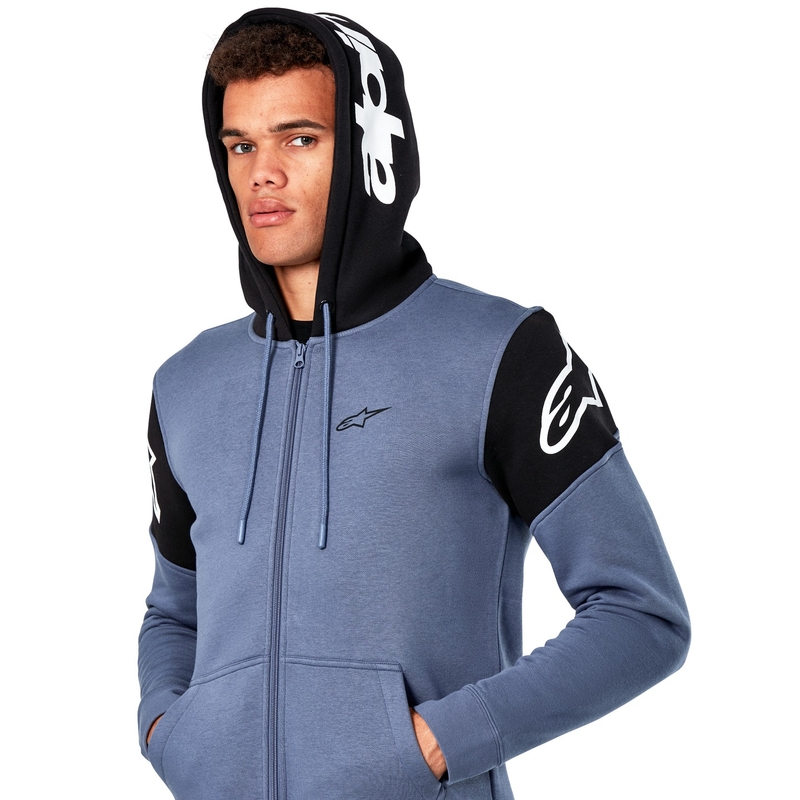 Alpinestars Velocity Hoodie blå og sort