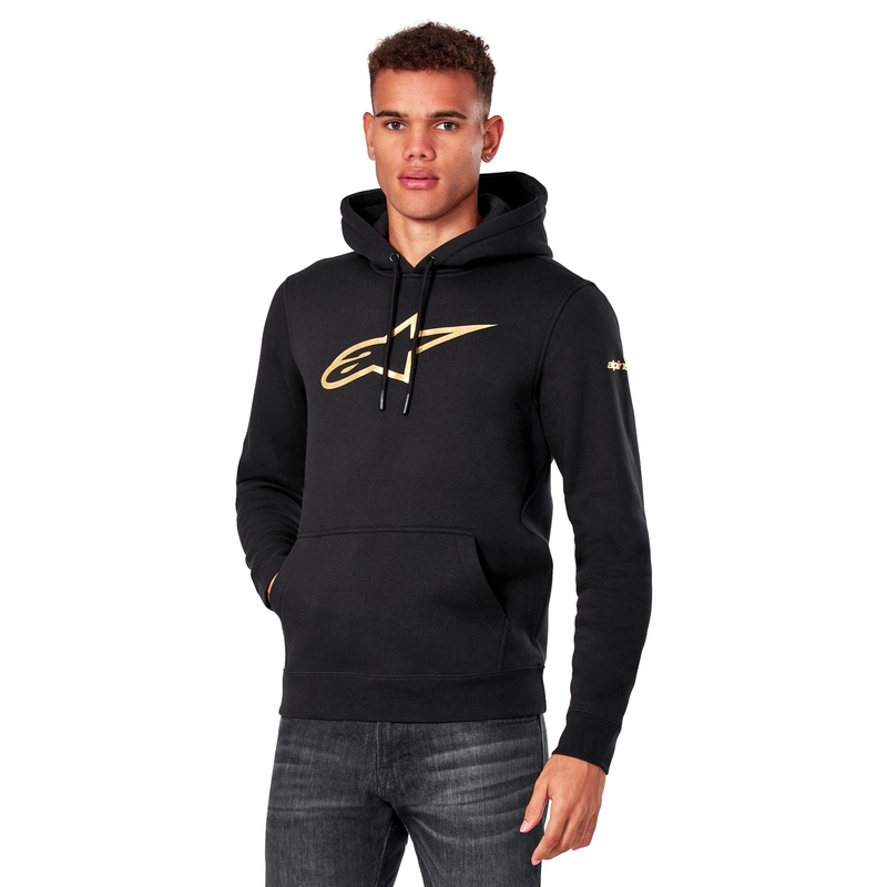 Alpinestars Gilded Hoodie sort og guld