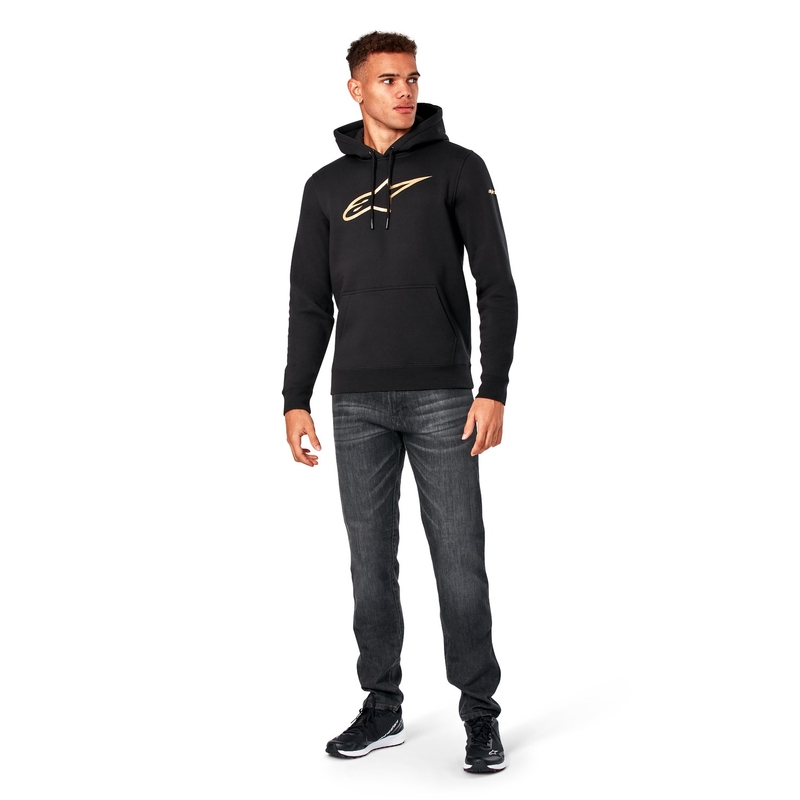 Alpinestars Gilded Hoodie sort og guld