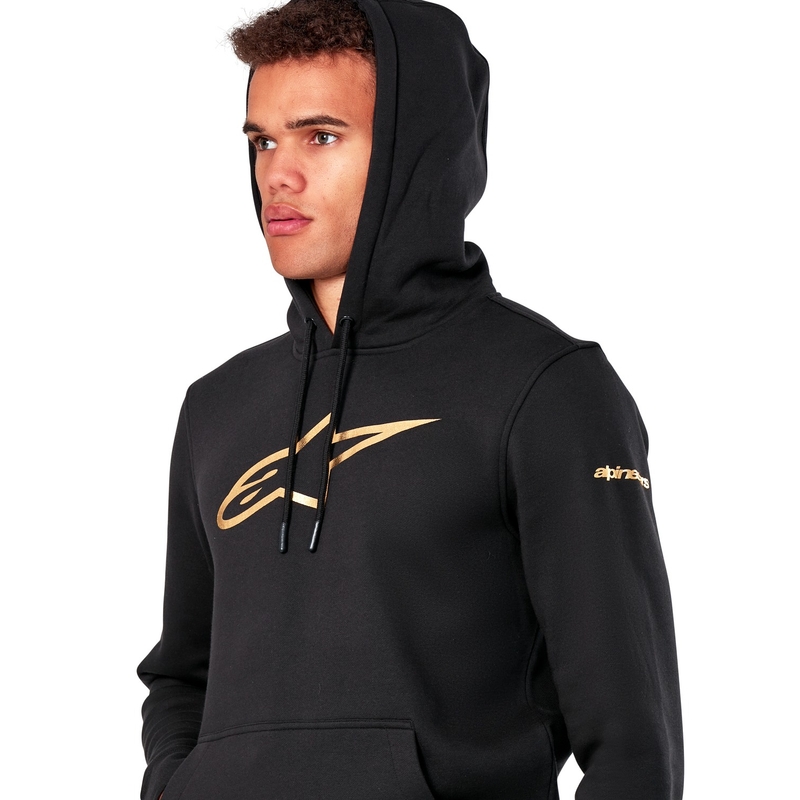 Alpinestars Gilded Hoodie sort og guld