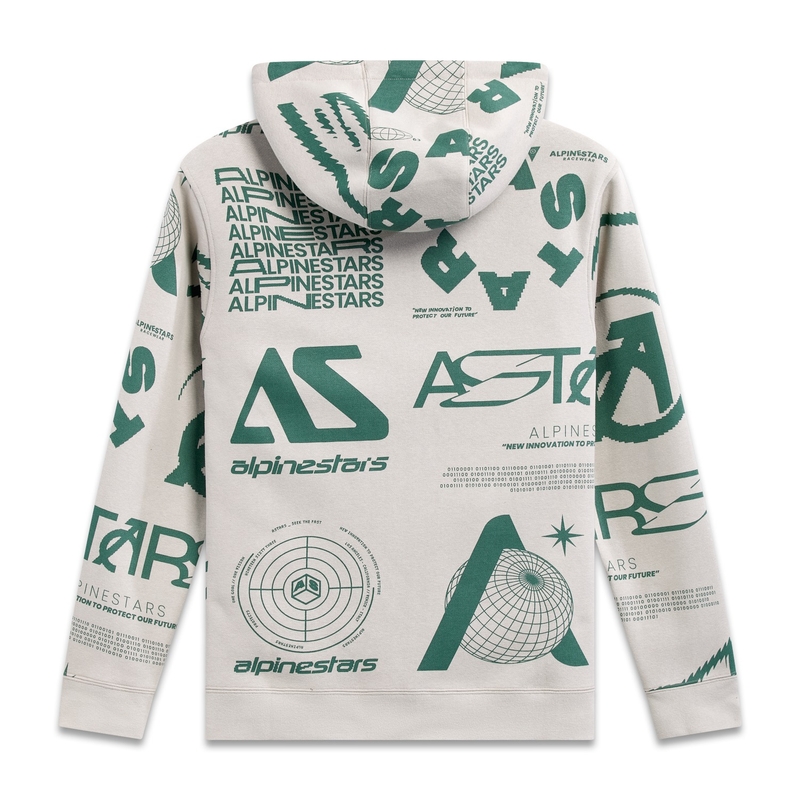 Alpinestars Determinant Hoodie hvid offwhite