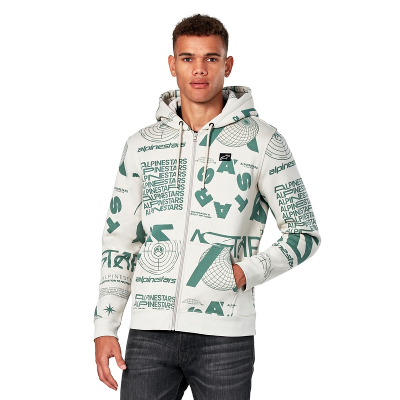 Alpinestars Determinant Hoodie hvid offwhite