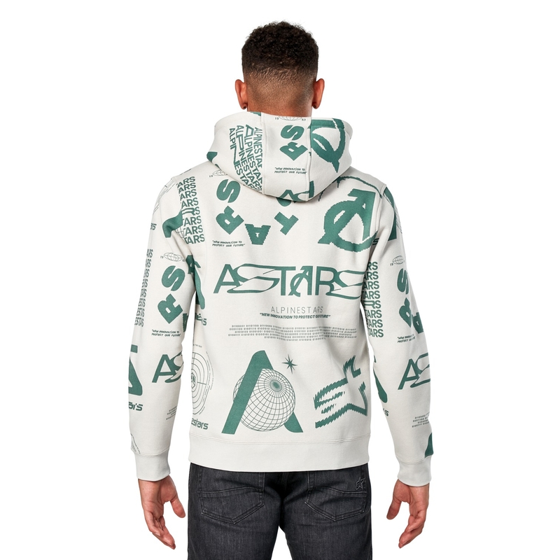 Alpinestars Determinant Hoodie hvid offwhite
