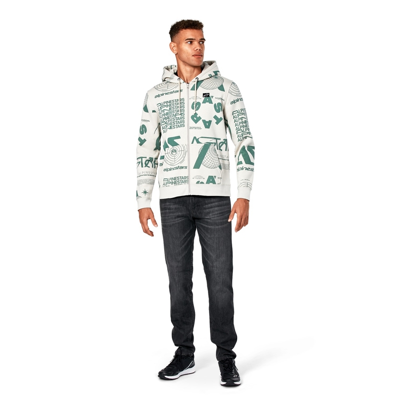 Alpinestars Determinant Hoodie hvid offwhite