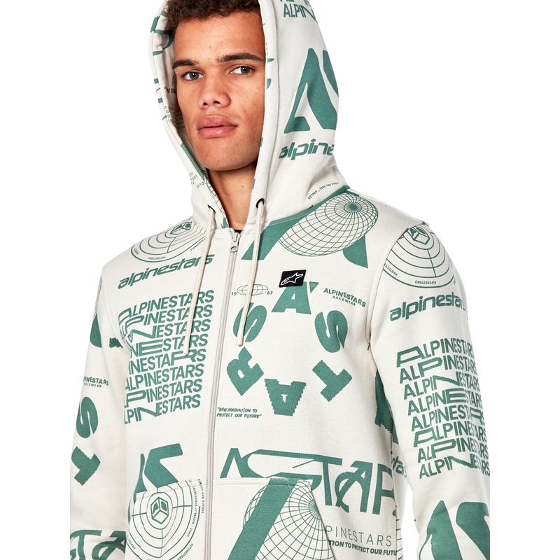 Alpinestars Determinant Hoodie hvid offwhite