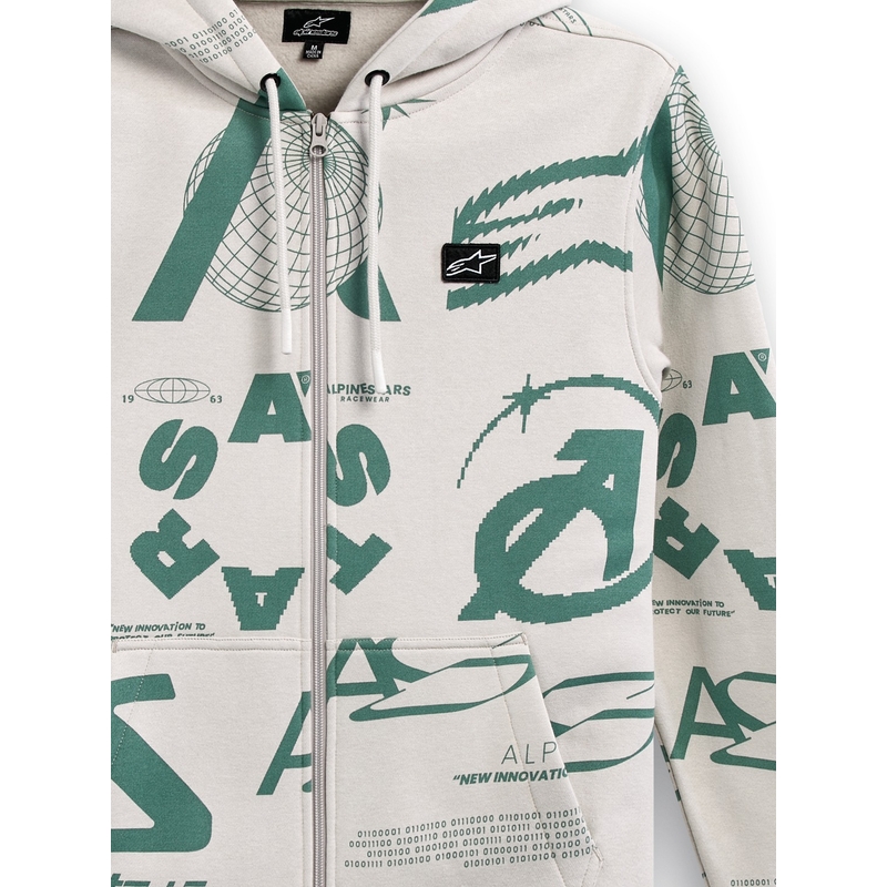 Alpinestars Determinant Hoodie hvid offwhite