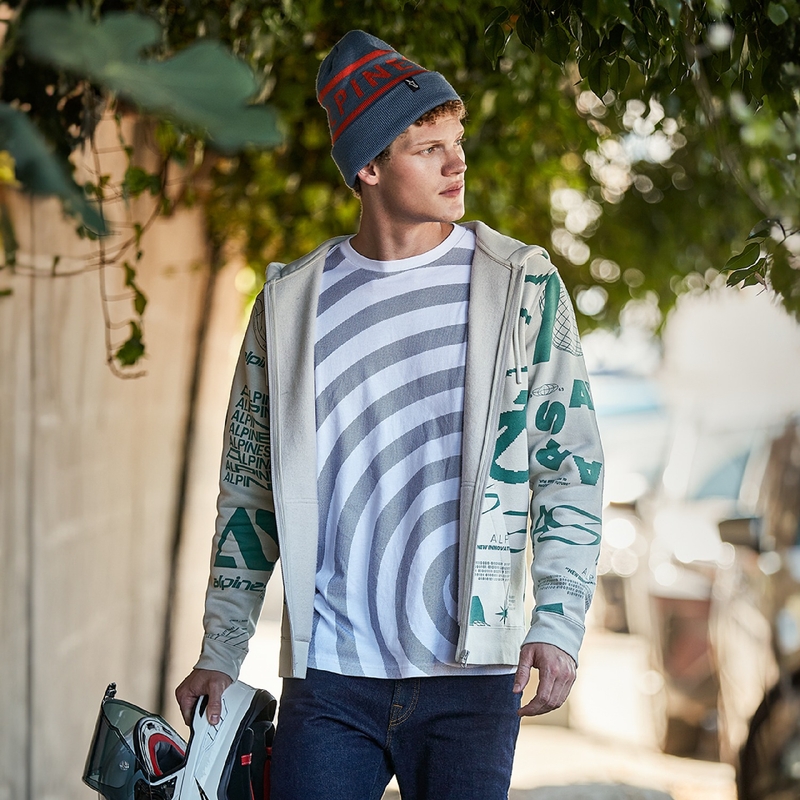Alpinestars Determinant Hoodie hvid offwhite